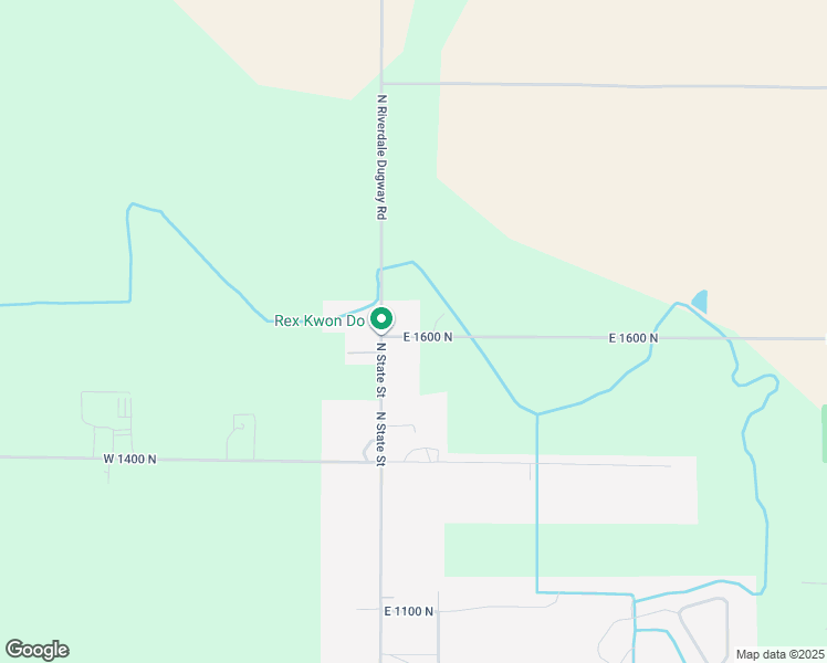 map of restaurants, bars, coffee shops, grocery stores, and more near 77 East 1600 North in Preston