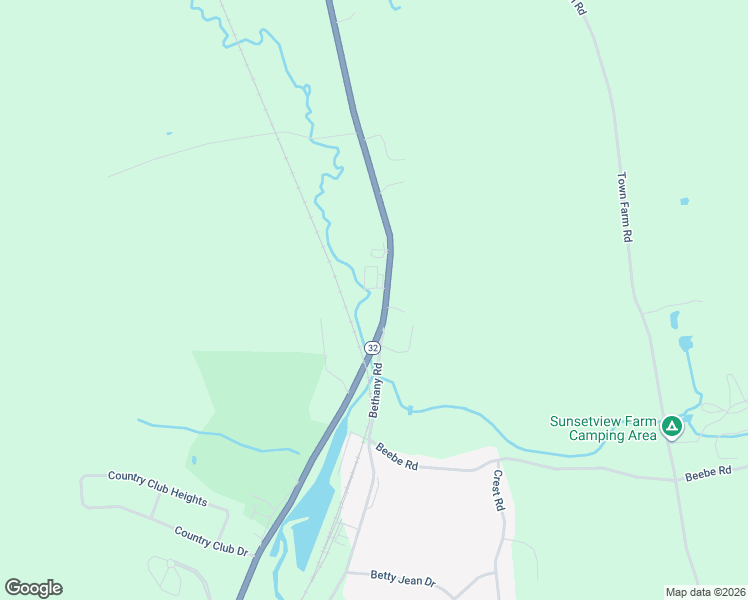 map of restaurants, bars, coffee shops, grocery stores, and more near 120 Palmer Road in Monson