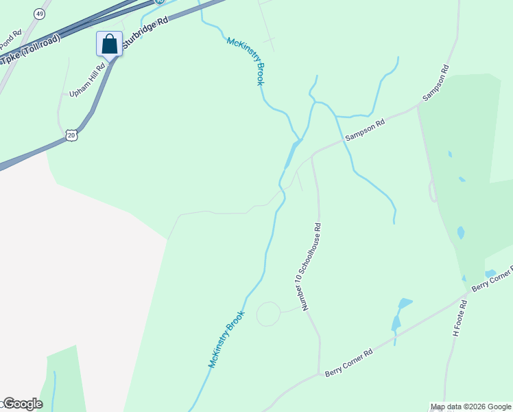 map of restaurants, bars, coffee shops, grocery stores, and more near 72 Hill Road in Charlton