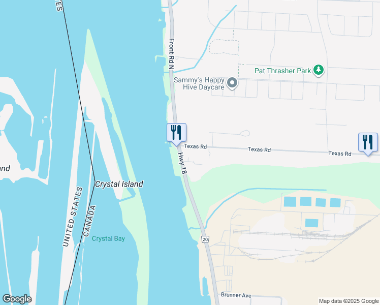 Map Of Amherstburg Ontario 11 Texas Road, Amherstburg On - Walk Score