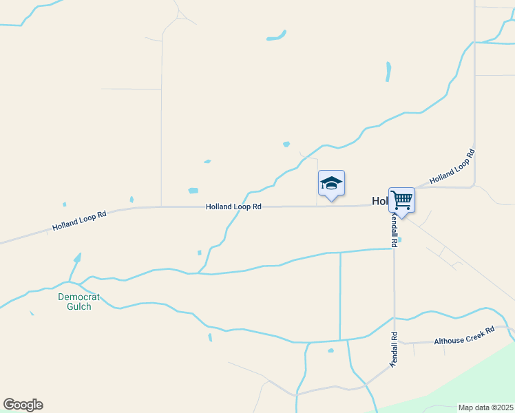 map of restaurants, bars, coffee shops, grocery stores, and more near 6730 Holland Loop Road in Cave Junction