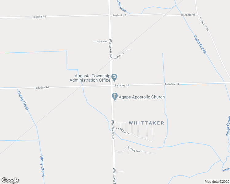 map of restaurants, bars, coffee shops, grocery stores, and more near 11049 Whittaker Road in Milan