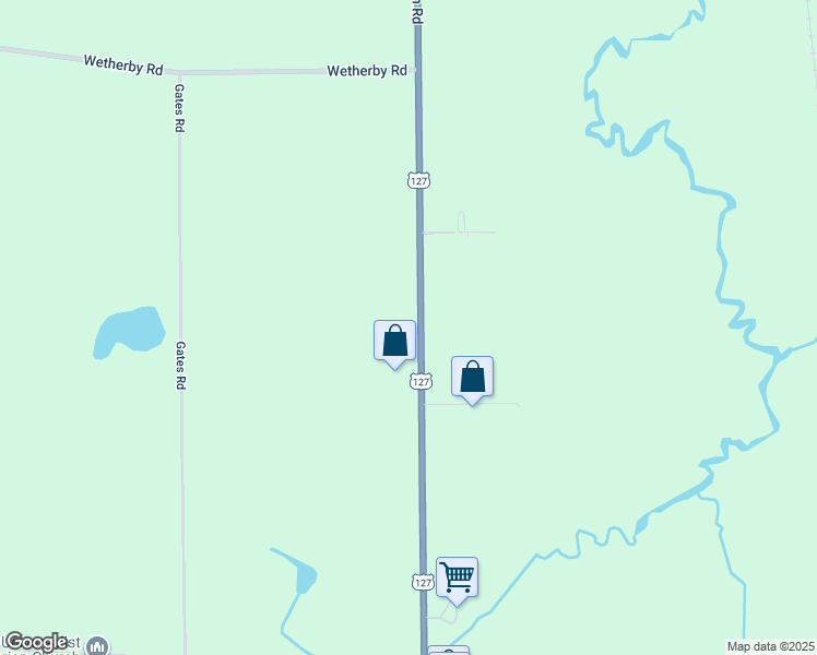 map of restaurants, bars, coffee shops, grocery stores, and more near in Clarklake