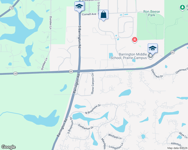 map of restaurants, bars, coffee shops, grocery stores, and more near 823 Stone Canyon Circle in Inverness
