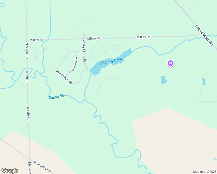map of restaurants, bars, coffee shops, grocery stores, and more near 10887 Ella Lee Road in Saline