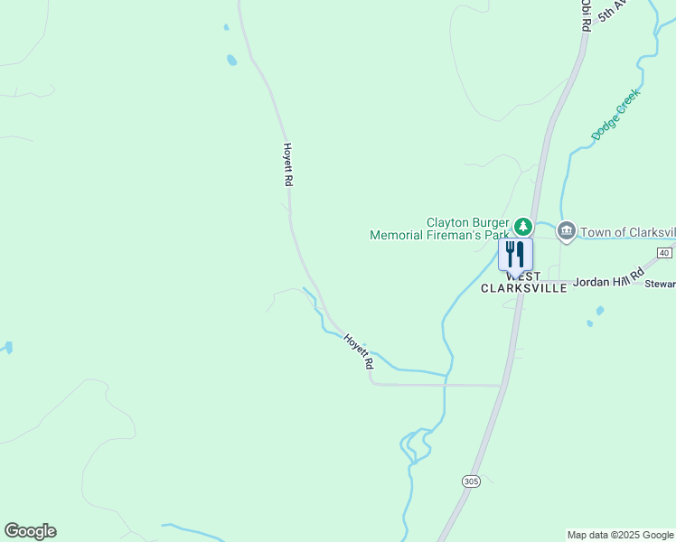 map of restaurants, bars, coffee shops, grocery stores, and more near 8850 Hoyett Road in Cuba