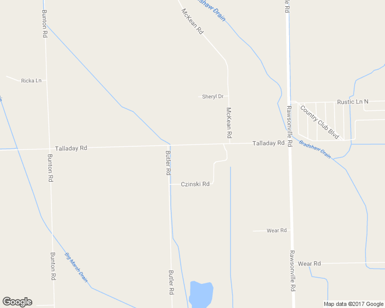 map of restaurants, bars, coffee shops, grocery stores, and more near 10640 Talladay Road in Willis