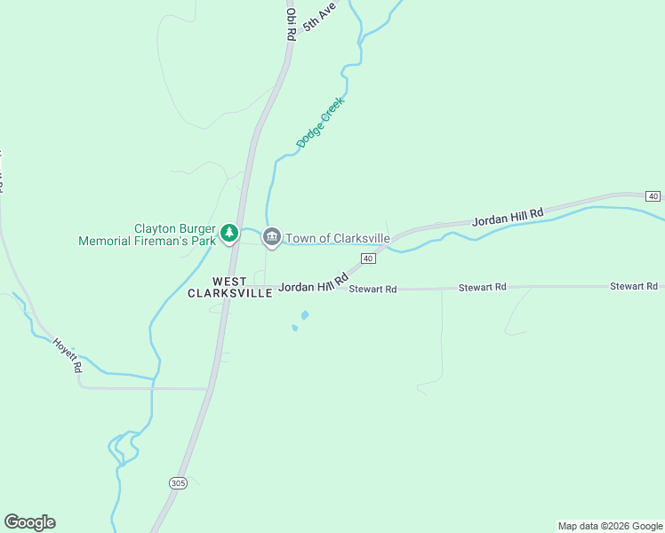 map of restaurants, bars, coffee shops, grocery stores, and more near 8764 County Road 40 in Friendship