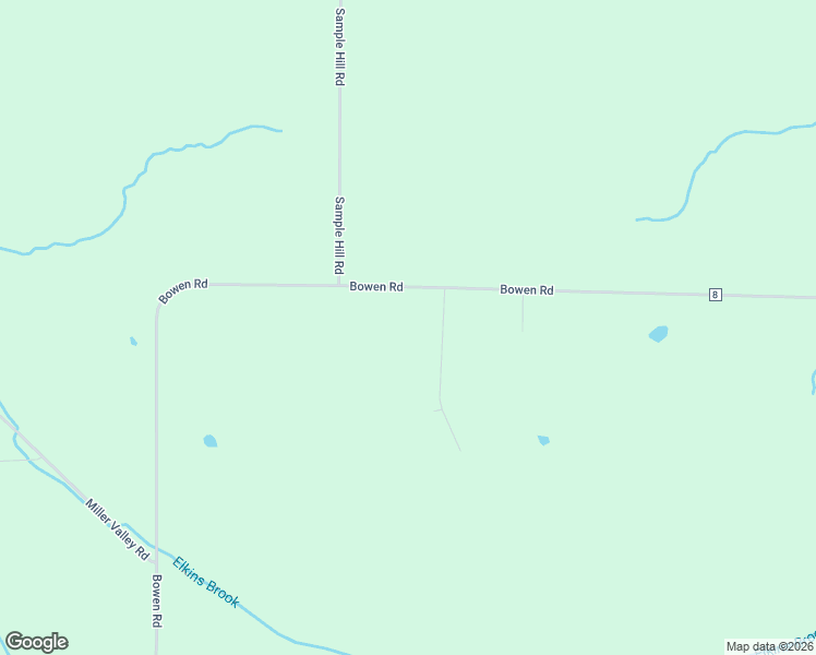 map of restaurants, bars, coffee shops, grocery stores, and more near 12725 Bowen Road in Randolph