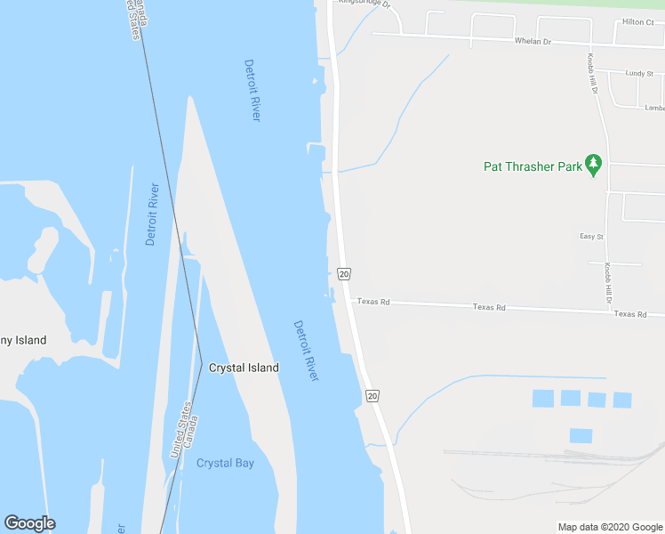 map of restaurants, bars, coffee shops, grocery stores, and more near 530 Essex County Road 20 in Amherstburg