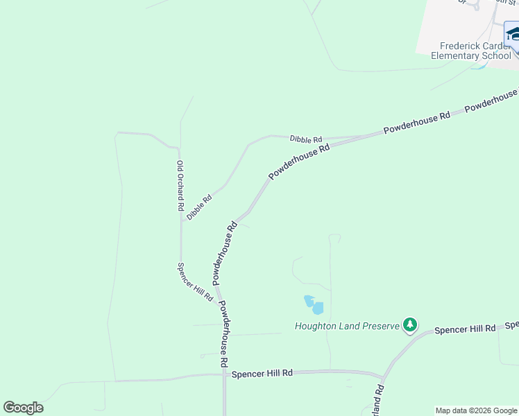 map of restaurants, bars, coffee shops, grocery stores, and more near 2622 Powderhouse Road in Corning