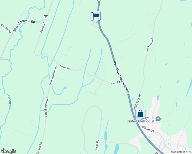 map of restaurants, bars, coffee shops, grocery stores, and more near 1 Spike Horn Road in Saugerties
