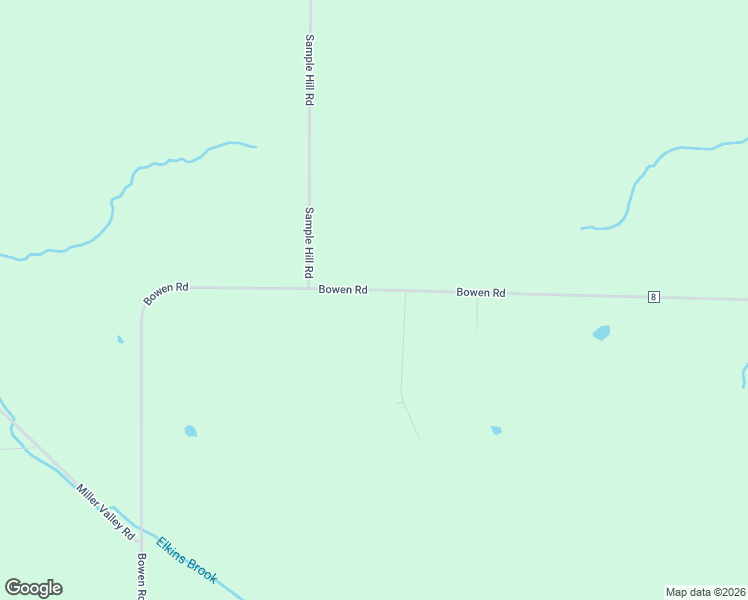 map of restaurants, bars, coffee shops, grocery stores, and more near 12725 Bowen Road in Randolph