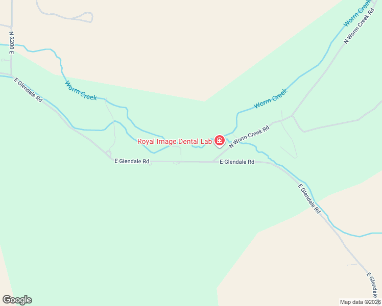 map of restaurants, bars, coffee shops, grocery stores, and more near 4633 East Glendale Road in Preston