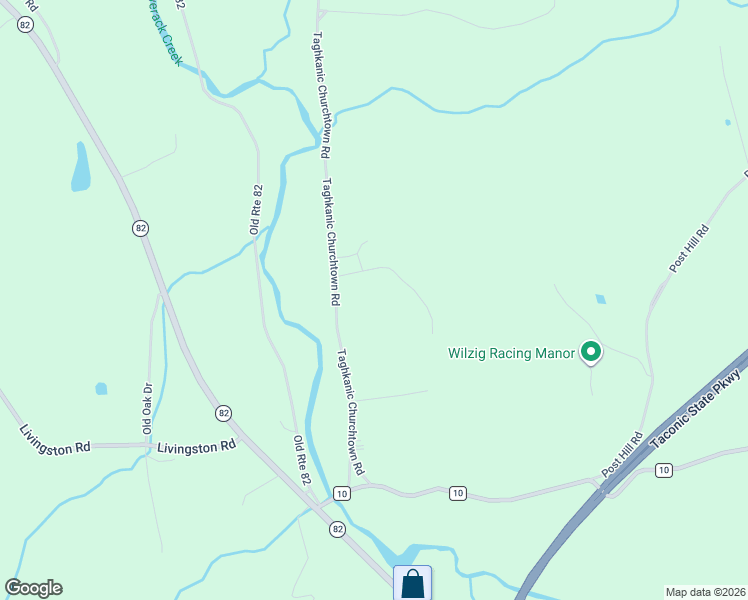 map of restaurants, bars, coffee shops, grocery stores, and more near 126 Taghkanic Churchtown Road in Craryville