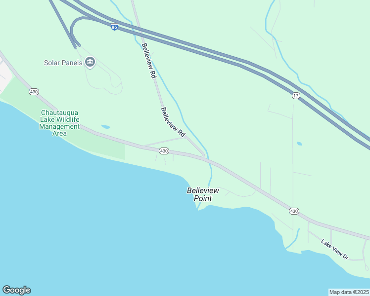 map of restaurants, bars, coffee shops, grocery stores, and more near 3420 New York 430 in Bemus Point