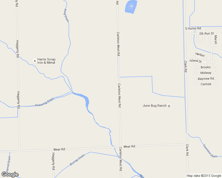 map of restaurants, bars, coffee shops, grocery stores, and more near 23760 Carleton West Rd in Belleville