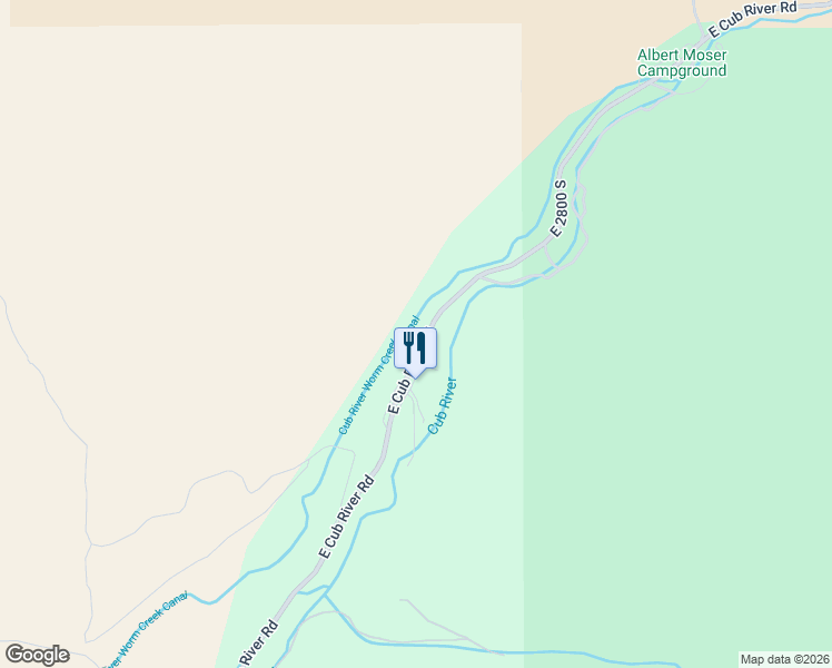 map of restaurants, bars, coffee shops, grocery stores, and more near 2117-2199 North Deercliff Road in Preston