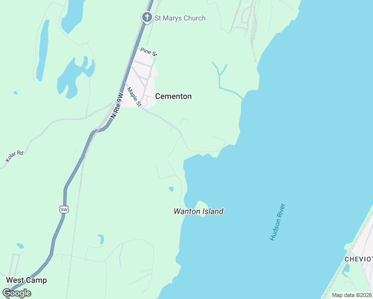 map of restaurants, bars, coffee shops, grocery stores, and more near 91-93 Maple Street in Catskill