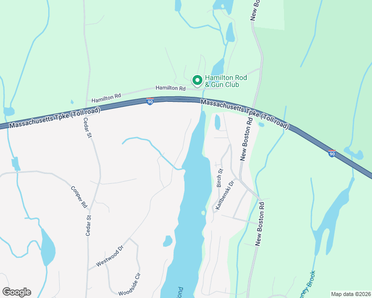 map of restaurants, bars, coffee shops, grocery stores, and more near 110 Westwood Drive in Sturbridge