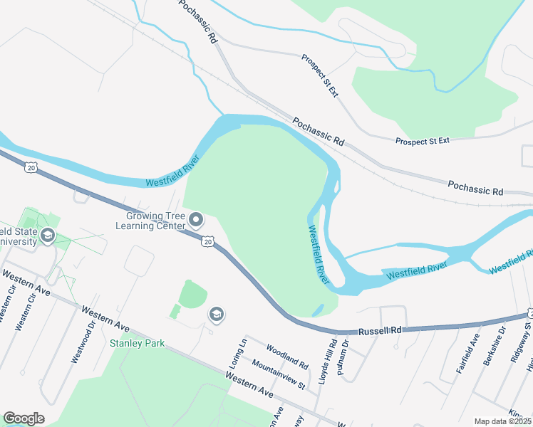 map of restaurants, bars, coffee shops, grocery stores, and more near 459 Russell Road in Westfield