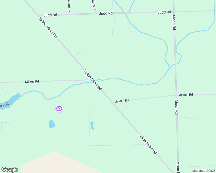map of restaurants, bars, coffee shops, grocery stores, and more near 10575 Saline Milan Rd in Saline