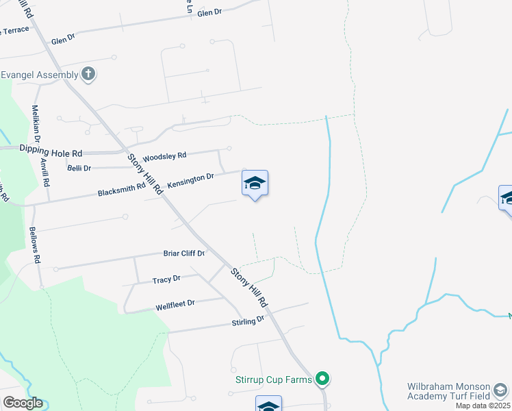 map of restaurants, bars, coffee shops, grocery stores, and more near 466 Stony Hill Road in Wilbraham