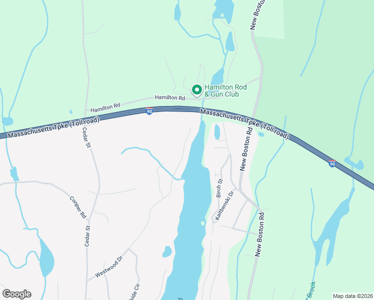 map of restaurants, bars, coffee shops, grocery stores, and more near 110 Westwood Drive in Sturbridge