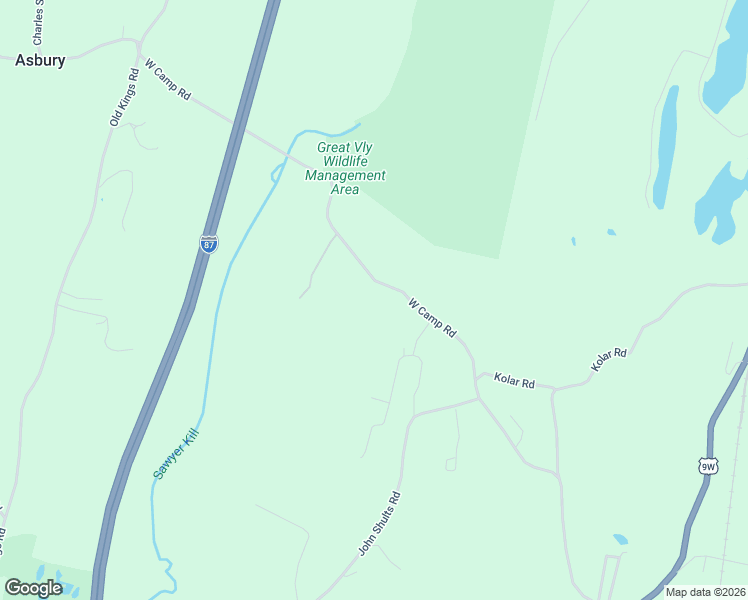 map of restaurants, bars, coffee shops, grocery stores, and more near 165 West Camp Road in Saugerties
