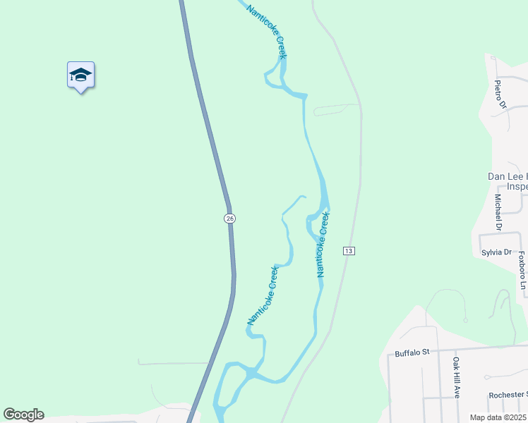 map of restaurants, bars, coffee shops, grocery stores, and more near 1622 Union Center Maine Hwy in Endicott