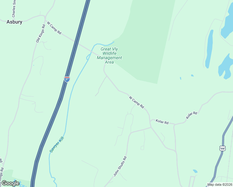 map of restaurants, bars, coffee shops, grocery stores, and more near 165 West Camp Road in Saugerties