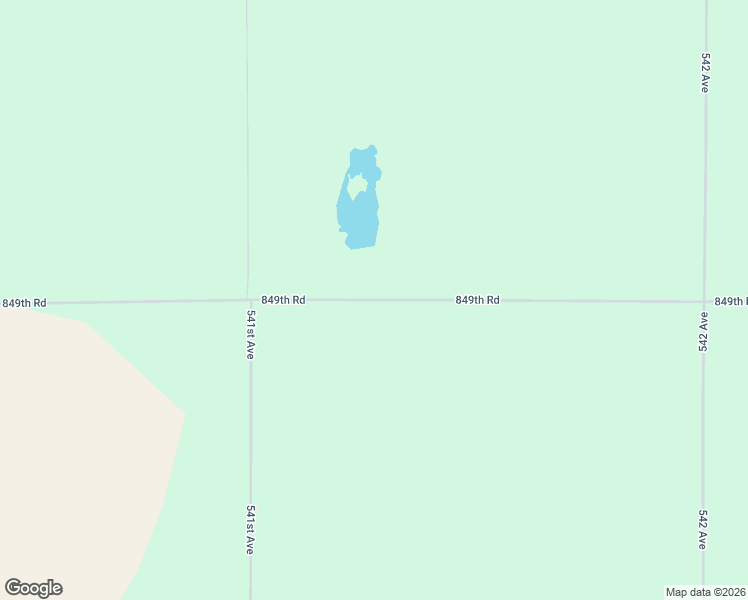 map of restaurants, bars, coffee shops, grocery stores, and more near 849th Road in Meadow Grove