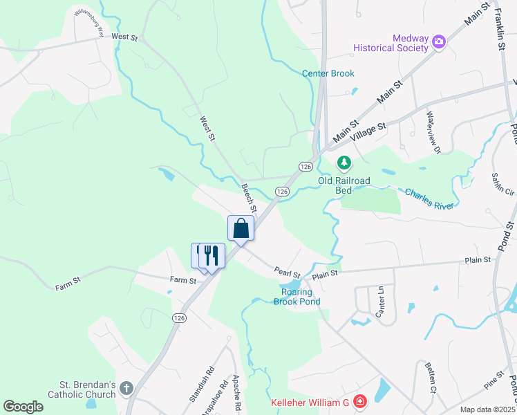 map of restaurants, bars, coffee shops, grocery stores, and more near 485 Hartford Avenue in Bellingham