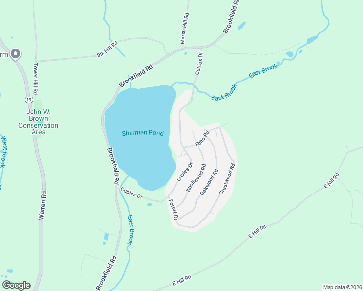 map of restaurants, bars, coffee shops, grocery stores, and more near 75 Cubles Drive in Brimfield