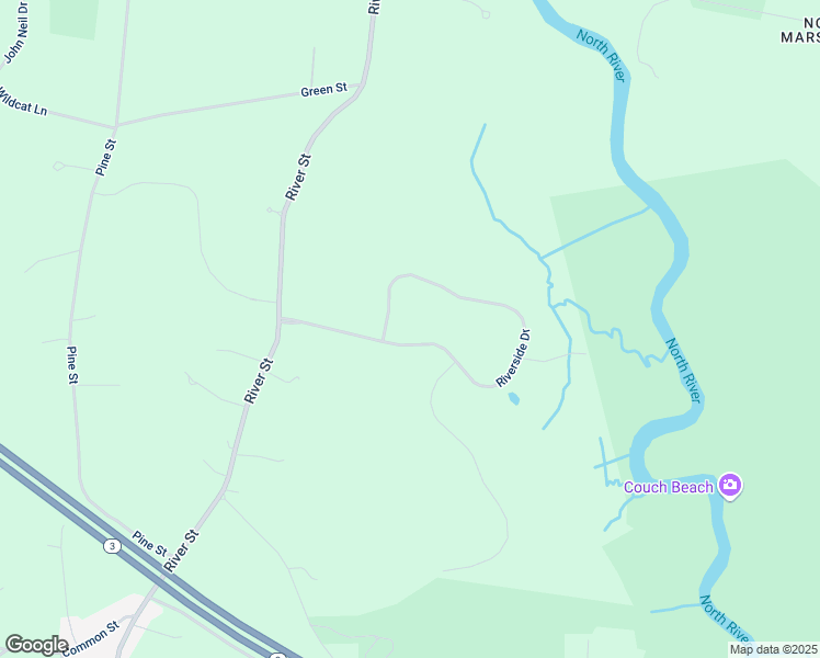 map of restaurants, bars, coffee shops, grocery stores, and more near 66 Riverside Drive in Norwell