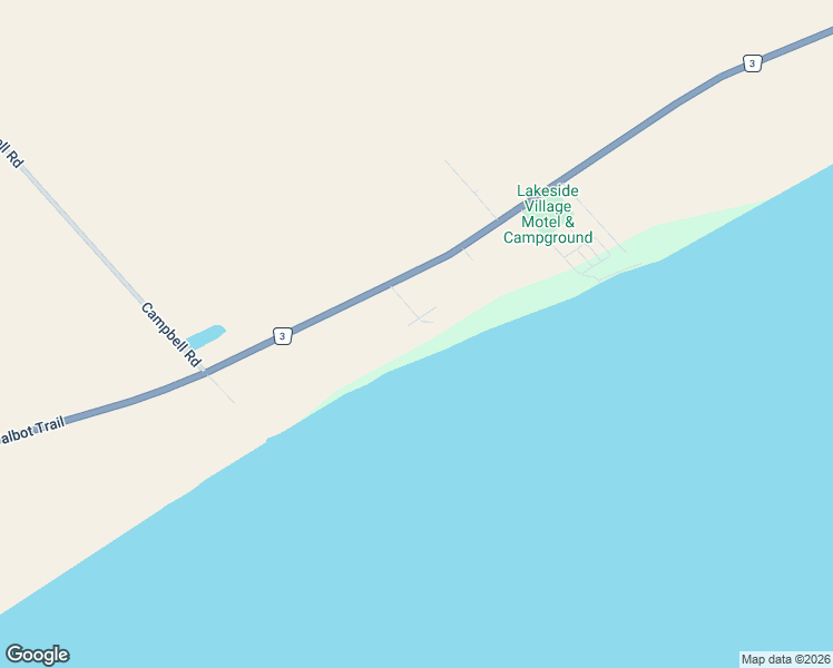 map of restaurants, bars, coffee shops, grocery stores, and more near 2318 Talbot Trail in Chatham-Kent