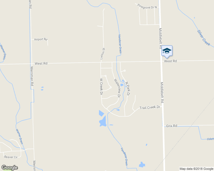 map of restaurants, bars, coffee shops, grocery stores, and more near 23420 Crescent Ridge Drive in Huron Charter Township