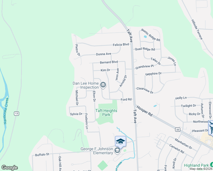 map of restaurants, bars, coffee shops, grocery stores, and more near 1112-1114 Frost Rd in Endicott