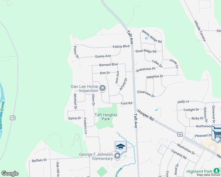 map of restaurants, bars, coffee shops, grocery stores, and more near 1114 Frost Rd in Endicott