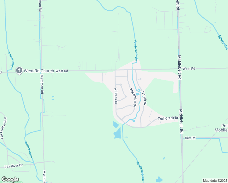 map of restaurants, bars, coffee shops, grocery stores, and more near 23336 West Creek Drive in Huron Charter Township