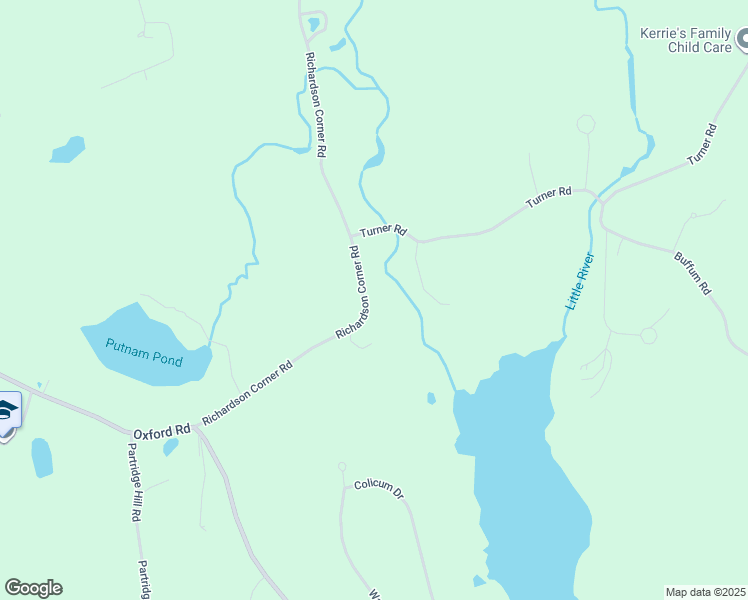 map of restaurants, bars, coffee shops, grocery stores, and more near 109 Richardson Corner Road in Charlton