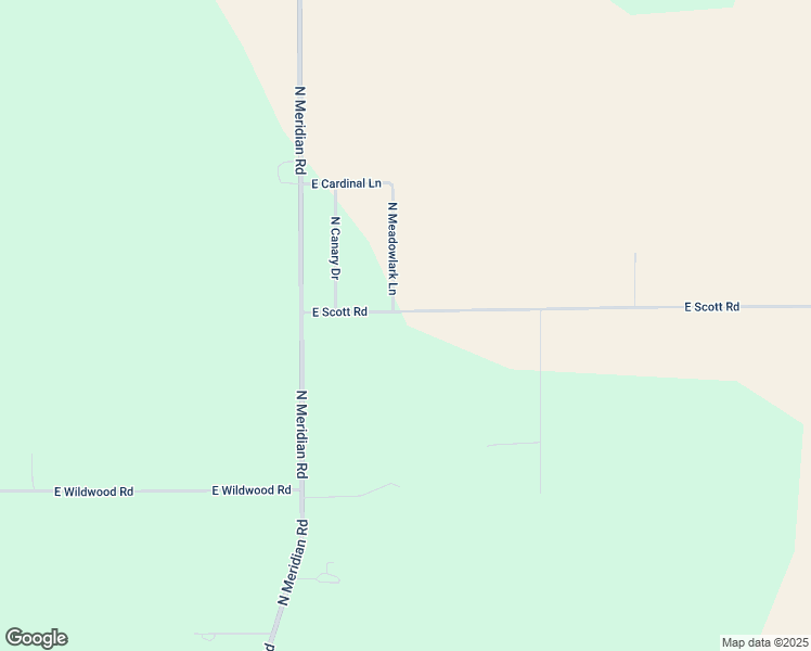 map of restaurants, bars, coffee shops, grocery stores, and more near 9400 East Scott Road in Stillman Valley