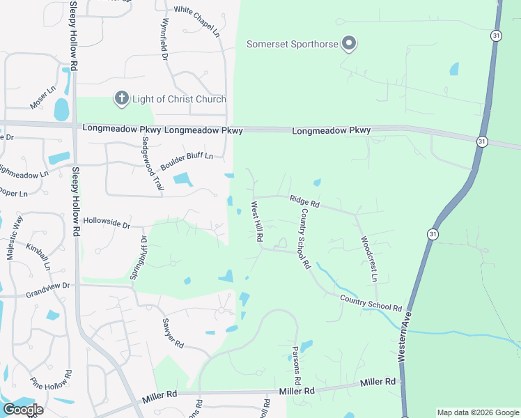 map of restaurants, bars, coffee shops, grocery stores, and more near 18732 Westhill Road in Kane County