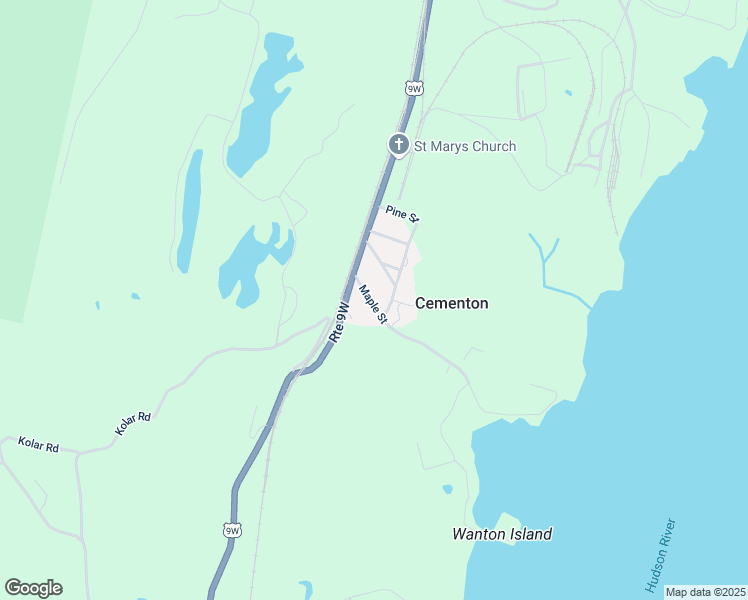 map of restaurants, bars, coffee shops, grocery stores, and more near 24 Maple St in Catskill