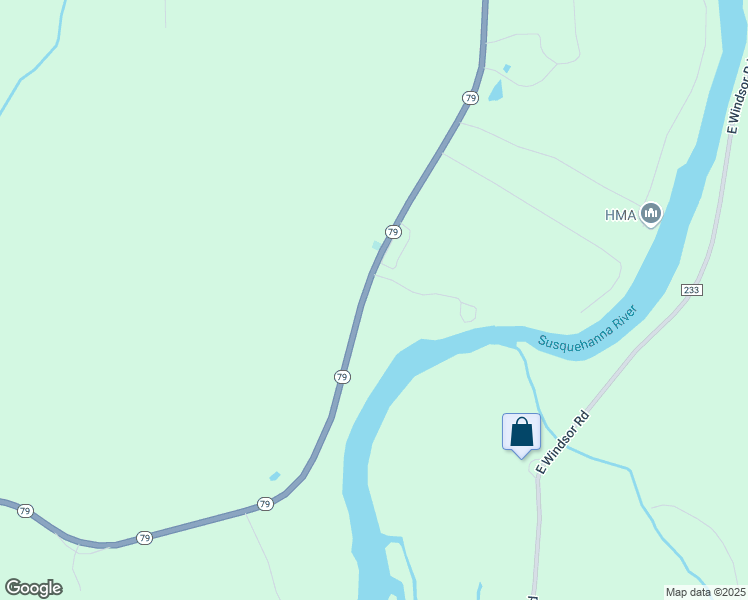 map of restaurants, bars, coffee shops, grocery stores, and more near Rolling Acres Dr in Harpursville