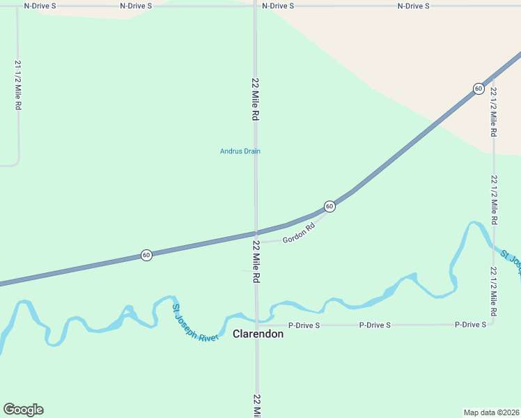 map of restaurants, bars, coffee shops, grocery stores, and more near 4450 22 Mile Road in Homer