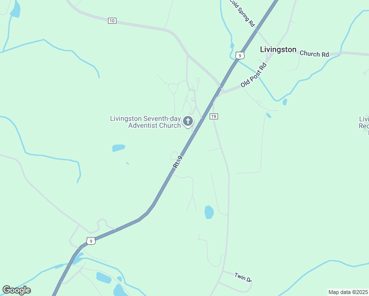 map of restaurants, bars, coffee shops, grocery stores, and more near 2751 U.S. 9 in Hudson