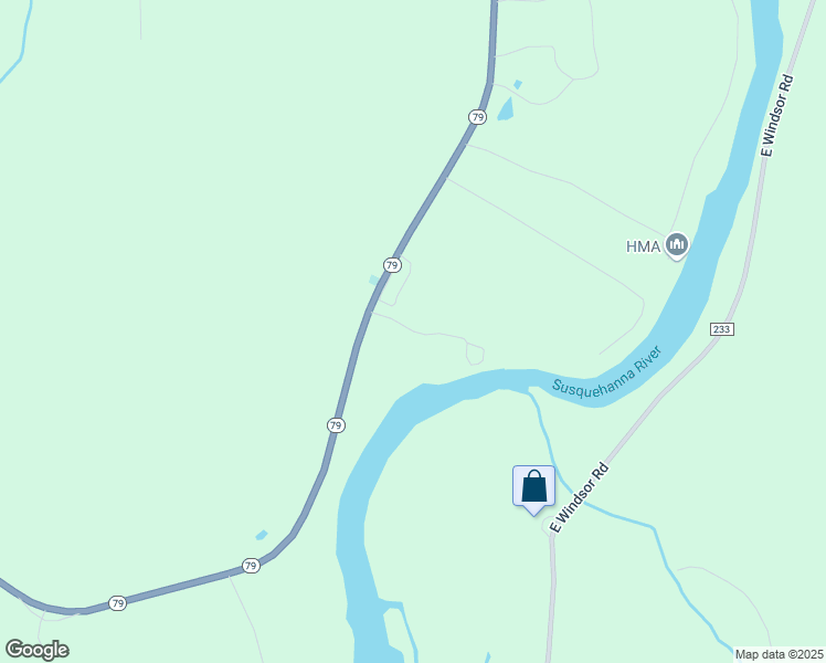 map of restaurants, bars, coffee shops, grocery stores, and more near Rolling Acres Drive in Harpursville