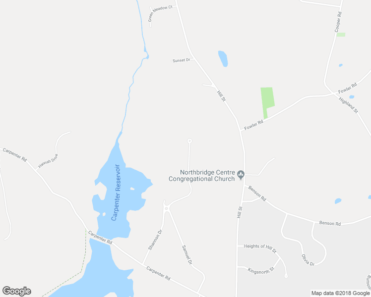 map of restaurants, bars, coffee shops, grocery stores, and more near 791 Samuel Drive in Northbridge