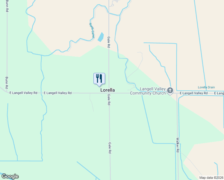 map of restaurants, bars, coffee shops, grocery stores, and more near 9806 East Langell Valley Road in Bonanza